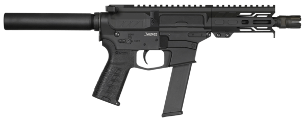 CMMG PE40A51C6AB Banshee MKGS 40 S&W 22+1 5  Black  Buffer Tube (No Brace)  EML4 M-LOK Handguard  Zeroed Linear Comp (Glock Mag Compatible)”