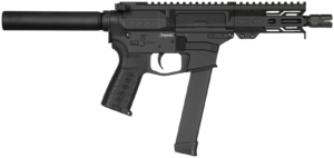 CMMG PE99A17BEAB Banshee MKGS 9mm Luger 33+1 5″ Black Buffer Tube (No Brace) EML4 M-LOK Handguard Zeroed Linear Comp (Glock Mag Compatible)