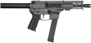 CMMG PE99A5163AB Banshee MKGS 9mm Luger 33+1 8″ Black Buffer Tube (No Brace) EML7 M-LOK Handguard Zeroed Linear Comp (Glock Mag Compatible)