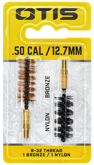 Otis FG541NB Bore Brush Set  410 Gauge Shotgun Firearm 8-32 Thread 2″ Long Bronze/Nylon Bristles 2 Per Pkg”