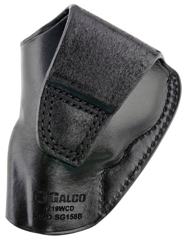 Galco SG158B Stinger OWB Black Leather Belt Loop Fits S&W J Frame Fits Charter Arms Undercover Right Hand