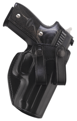 Galco WB160B Waistband IWB Black Leather Belt Clip Fits Ruger SP101/Charter Arms Undercover Right Hand