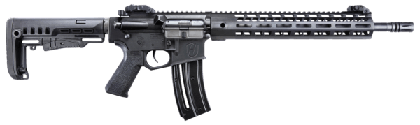 Hammerli Arms 5760507 Tac R1 C 22 LR 20+1 9 Threaded  Black  No Brace  Aluminum Upper & Lower Receivers  Textured Grip  Flip Up Front/Rear Sights”