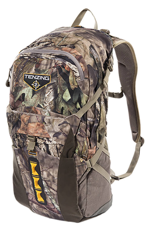Tenzing TZGTNZBP3061 Voyager Day Pack Mossy Oak Break-Up Country Tricot  Storage Pockets  Removable Waist Belt  Shoulder Harness & Hypalon-Reinforced Stress Points 23″ x 11″ x 8″ Interior Dimensions