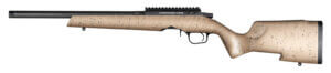 Christensen Arms 8011201300 Ranger 22 WMR 9+1 18″ Carbon Fiber/Threaded Barrel Black Anodized Finish Tan with Black Webbing Stock