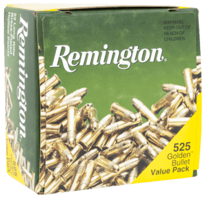 Remington Ammunition 21250 Golden Bullet Rimfire 22 LR 36 gr Hollow Point (HP) 525rd Box