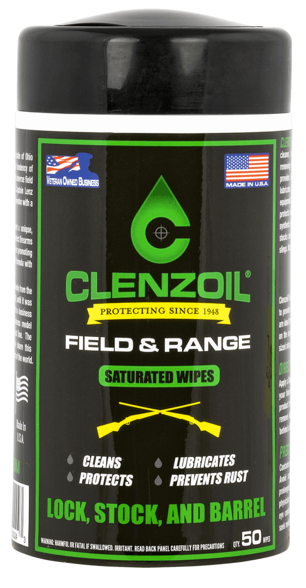 Clenzoil 2243 Field & Range  Wipes 50 Count