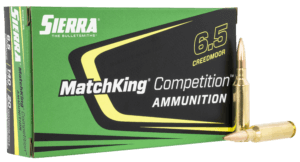 Sierra A1740–05 MatchKing Competition 6.5 Creedmoor 140 gr 2675 fps Sierra MatchKing BTHP (SMBTHP) 20rd Box