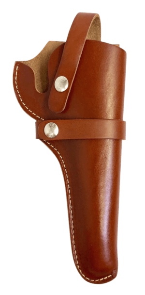 Hunter Company 1100-14 Belt OWB Size 14 Chestnut Tan Leather Belt Loop Fits DA Revolver Fits 5.50-6″ Barrel Right Hand Compatible w/ Hunter Buscadero/Straight Cartridge Belts
