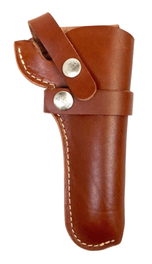 Hunter Company 1100-45 Belt OWB Size 45 Chestnut Tan Leather Belt Loop Fits DA Revolver Fits 4.50-5″ Barrel Right Hand Compatible w/ Hunter Buscadero/Straight Cartridge Belts