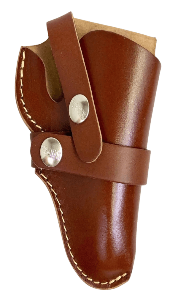 Hunter Company 1100-7 Belt OWB Size 7 Chestnut Tan Leather Belt Loop Fits SA/DA Revolver Fits 2-3.50″ Barrel Right Hand Compatible w/ Hunter Buscadero/Straight Cartridge Belts