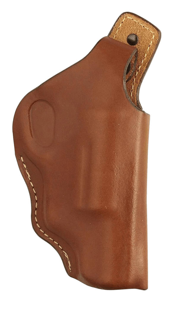 Hunter Company 1167 High Ride OWB Chestnut Tan Leather Belt Loop Fits Taurus Public Defender Fits 2″ Barrel Right Hand