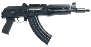Zastava Arms Usa ZP92762PAM ZPAP92 7.62x39mm 30+1 10″ Black Polymer Grip Dark Wood Handgaurd Stock Adapter Muzzle Brake