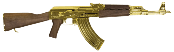 Zastava Arms Usa ZR7762WMGL ZPAPM70 7.62x39mm 16.25″ 30+1 24K Gold Plated Barrel/Rec Walnut Stock & Grip Gold Mag Included