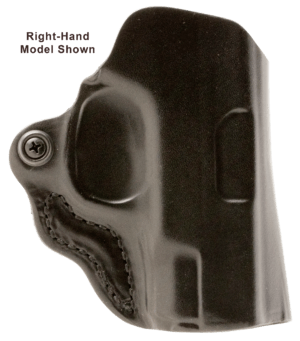 DeSantis Gunhide 019BA7WZ0 Mini Scabbard OWB Black Leather Belt Slide Fits Springfield Prodigy w/wo Red Dot Fits 4.25″ Barrel Right Hand