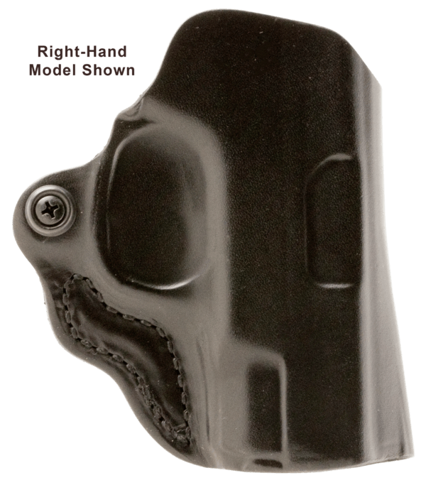 DeSantis Gunhide 019BB7WZ0 Mini Scabbard OWB Black Leather Belt Slide Fits Springfield Prodigy w/wo Red Dot Fits 4.25″ Barrel Left Hand