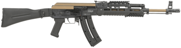 Mauser Rimfire 4070026 AK-47 22 LR 24+1 16.50″ Barrel w/Flash Hider Bronze Receiver Adjustable Rear Sight Optics Ready Picatinny Rail Left Side Folding Stock Ambidextrous Magazine Release