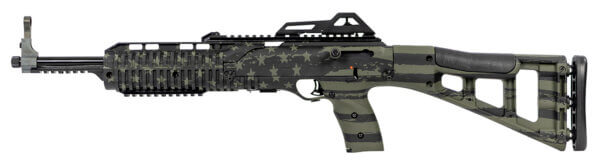 Hi-Point 995TSFLGOD 995TS Carbine 9mm Luger 16.50″ 10+1 OD Green American Flag Skeletonized Stock Adjustable Sights