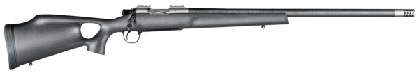 Christensen Arms 8010800800 Summit TI 6.8 Western 3+1 24″ Carbon Fiber/Threaded Barrel Natural Titanium Natural Carbon Fiber Thumbhole Stock
