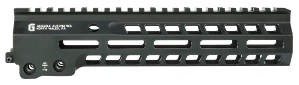 Geissele Automatics 05578B Super Modular Rail MK14 9.30″ M-LOK Black Aluminum for AR Platform Barrel Nut Included