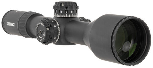 Steiner 5118 T6Xi Black 3-18x56mm 34mm Tube Illuminated MSR2 MIL Reticle First Focal Plane Features Throw Lever