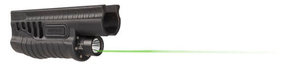 Nightstick SFL11GL SFL Forend Light/Laser Black Nylon w/Over-Molded Grip Mossberg 500/590/590A1/Shockwave 1200 Lumens White LED Bulb/ Green Laser 203 Meters Beam