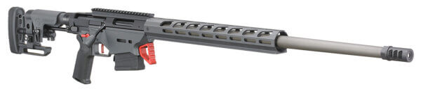 Ruger 18084 Precision  6.5 Creedmoor 26″ Stainless 10+1  Gray  M-LOK Handgaurd  Folding Stock  Muzzle Brake