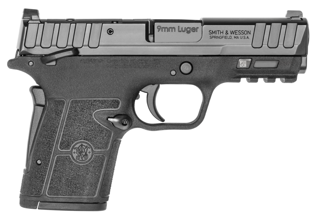 Smith & Wesson 13591 Equalizer  Micro-Compact 9mm Luger 10+1/13+1/15+1  3.68″ Black Armornite Stainless Steel Barrel & Optic Ready/Serrated Stainless Steel Slide  Black Polymer Frame w/Picatinny Rail  Thumb Safety