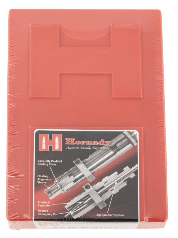 Hornady 546442 Custom Grade Series III 2-Die Set for 8.6 Blackout Includes Sizing/Seater