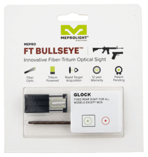AmeriGlo GL301 i-Dot Sight set for Glock Black | Green Tritium with Lumigreen Outline Front Sight Green Tritium i-Dot Rear Sight