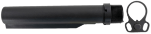 ET Arms Inc ETAMILCARTUBE Buffer Tube Kit  Includes Castle Nut & Ambidextrous End Plate  Carbon Fiber