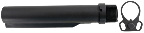 ET Arms Inc ETAMILCARTUBE Buffer Tube Kit  Includes Castle Nut & Ambidextrous End Plate  Carbon Fiber