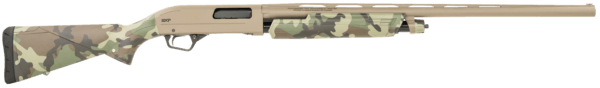Winchester Repeating Arms 512434292 SXP Hybrid Hunter 12 Gauge 3.5 4+1 (2.75″) 28″ Flat Dark Earth Cerakote Barrel/Receiver  Woodland Camo Furniture  TruGlo Fiber Optic Sight  Includes 3 Invector-Plus Chokes”