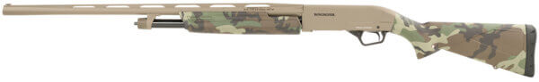 Winchester Repeating Arms 512434692 SXP Hybrid Hunter 20 Gauge 3″ 5+1 (2.75″) 28″ Flat Dark Earth Cerakote Barrel/Receiver  Woodland Camo Furniture  TruGlo Fiber Optic Sight  Includes 3 Invector-Plus Chokes