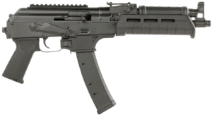Century Arms HG7536N Draco 9S 9mm Luger 35+1 11.14″ Barrel Black Stamped Receiver Magpul MOE Handguard & AK Grip EV9 Scorpion Magazine