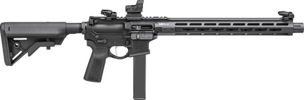 Springfield Armory STV91609B SAINT Victor 9mm Luger 16 32+1  Black  B5 Systems Bravo Stock & Type 23 Grip  Flip-Up Sights  Blast Diverter”