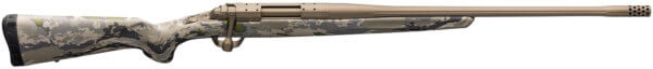 Browning 035559227 X-Bolt Speed SR 7mm Rem Mag 3+1 22 Match Grade Fluted Barrel With Radial Muzzle Brake  Smoked Bronze Cerakote  OVIX Camo Synthetic Stock  Suppressor & Optics Ready”