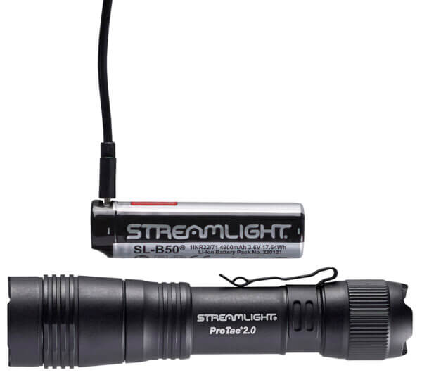 Streamlight 89000 ProTac 2.0 Black Anodized Aluminum White LED 100/570/2000 Lumens 262 Meters Beam Distance