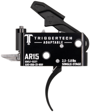 TriggerTech AR0SBB25NNP Adaptable Pro Curved Single-Stage 2.5-5.0 lbs Adjustable for AR-15