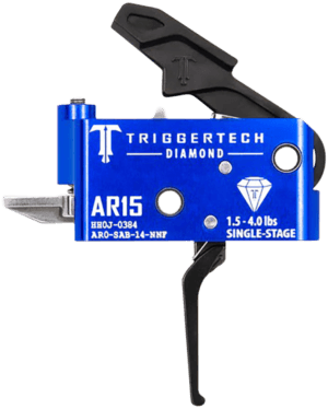 TriggerTech AR0SAB14NNF Diamond Flat Single-Stage 1.5-4.0 lbs Adjustable for AR-15