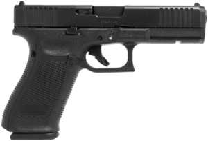 Glock PA205S203MOS G20 Gen5 MOS Compact 10mm Auto 15+1 4.61″ Black Steel Barrel Black nDLC Serrated Slide Black Polymer Frame w/Accessory Rail Black Polymer Grips Ambidextrous