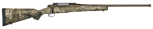 Mossberg 28171 Patriot Predator 7mm PRC 3+1 24″ Fluted & Threaded Patriot Brown Cerakote Barrel/Rec TrueTimber Strata Stock