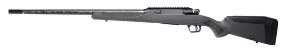 Savage Arms 57896 Impulse Mountain Hunter 300 WSM 2+1 24″ Threaded Proof Research Carbon Fiber Barrel Gray AccuStock with Black Rubber Cheek Piece and Grips