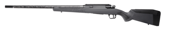 Savage Arms 57897 Impulse Mountain Hunter 6.5 PRC 2+1 24 Threaded Proof Research Carbon Fiber Barrel  Gray AccuStock with Black Rubber Cheek Piece and Grips”