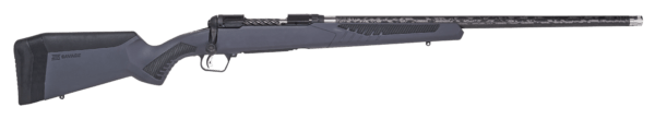 Savage Arms 58004 110 UltraLite 7mm PRC 2+1 22 Proof Research Carbon Fiber Wrapped Barrel  Black Melonite Rec  Gray AccuStock with AccuFit”