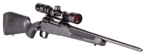 Savage Arms 58013 110 Apex Hunter XP 7mm PRC 2+1 22″ Matte Black Metal Synthetic Stock Vortex Crossfire II 3-9x40mm Scope