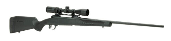Savage Arms 58015 110 Apex Hunter XP 7mm PRC 2+1 22″ Matte Black Metal Synthetic Stock Vortex Crossfire II 3-9x40mm Scope (Left Hand)