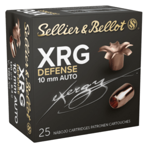 Sellier & Bellot SB10XA XRG Defense 10mm Auto 130 gr Solid Copper Hollow Point 25rd Box