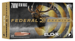 Federal P243ELDX1 Premium ELD-X 243 Win 90 gr Extremely Low Drag eXpanding 20rd Box