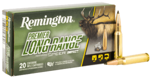 Remington Ammunition R21473 High Performance Rifle 308 Win Pointed Soft Point Boat-Tail (PSPBT) 20rd Box